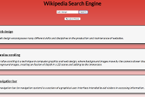 Wikipedia Search Engine