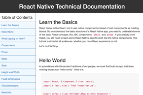 Technical Documentation Page